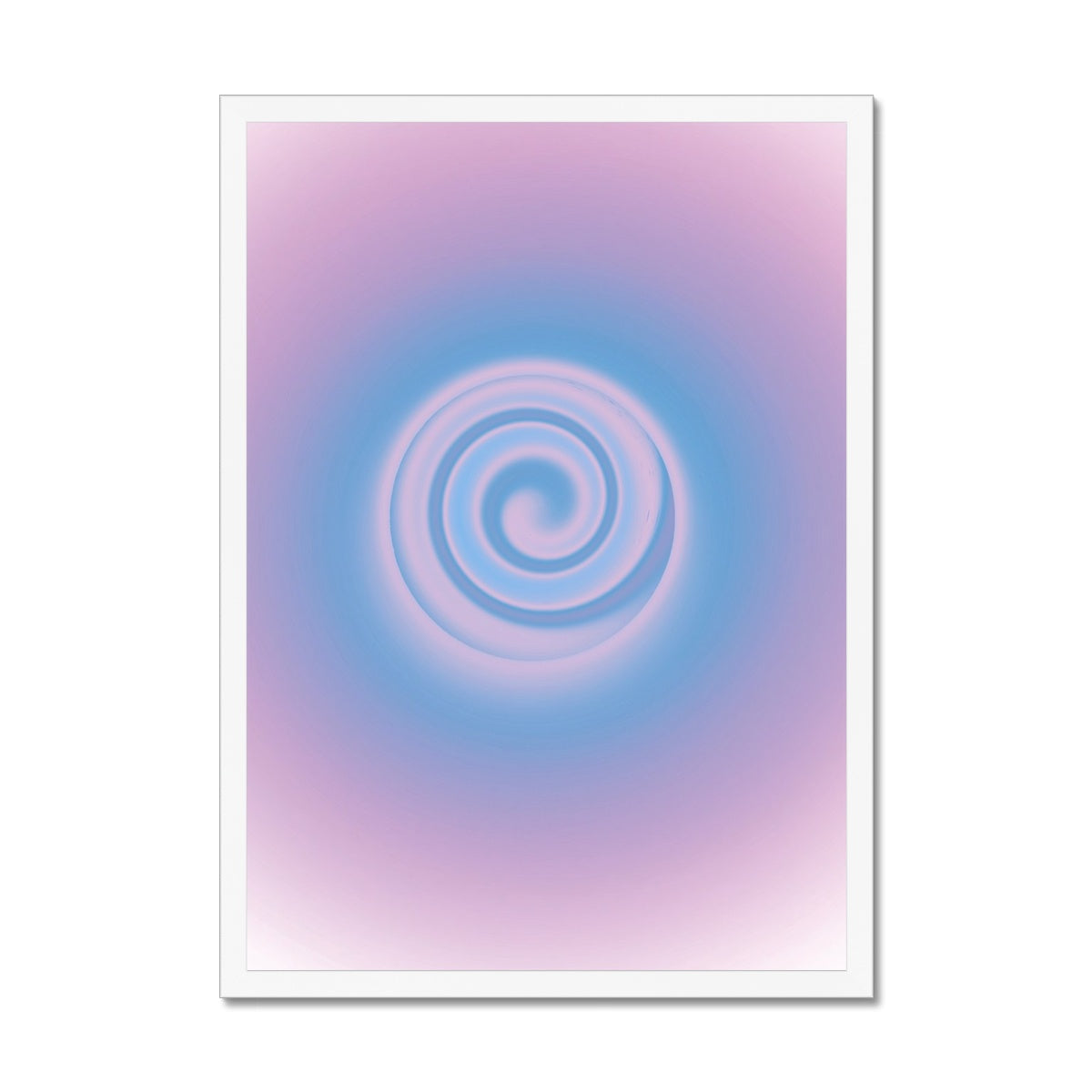 Sunset gradient aura wall art prints featuring warped pastel gradients. Colorful aura gradient posters perfect as aesthetic dorm and apartment decor.