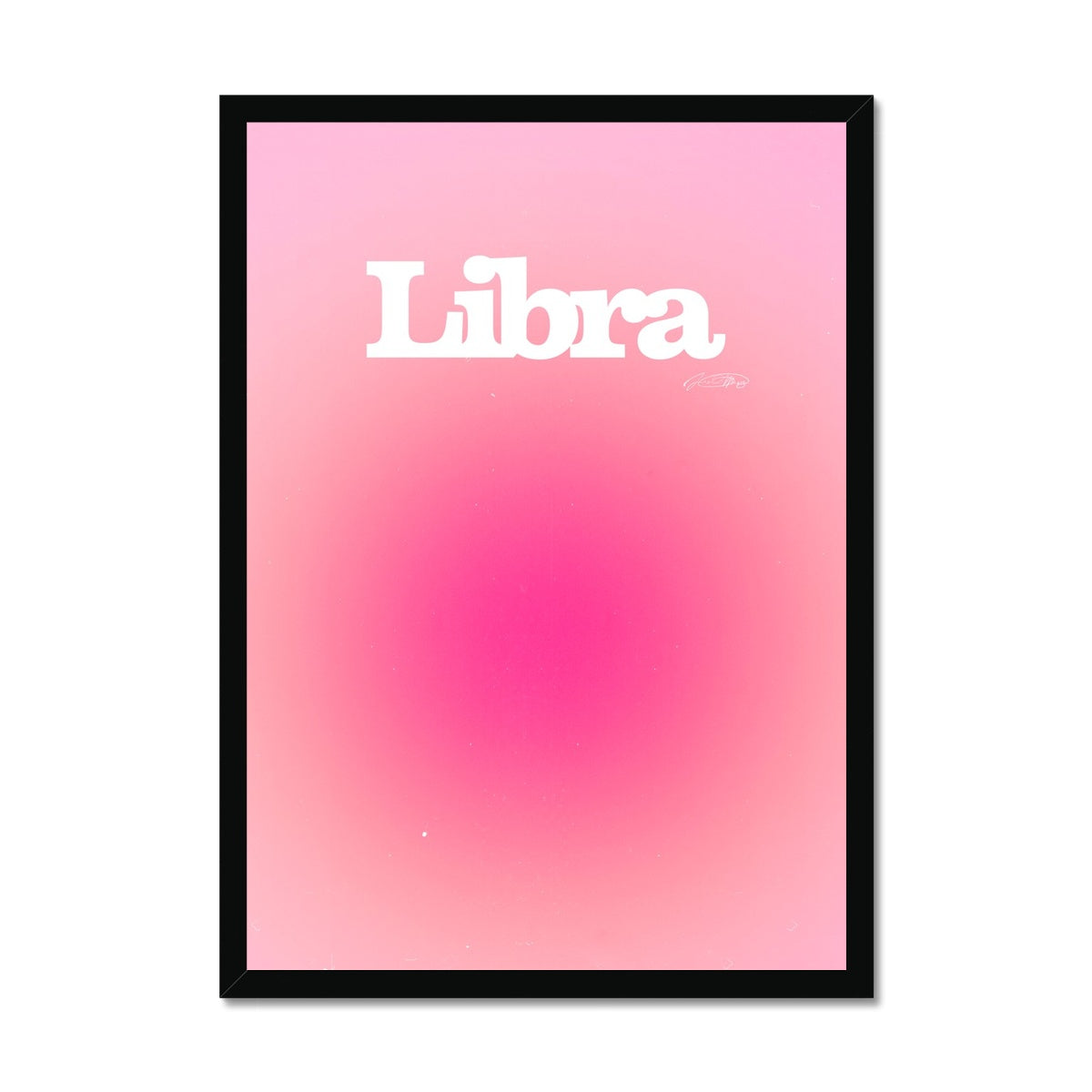 Our Libra Aura art print is the perfect wall art to show off your star sign. Find a zodiac gradient print or poster in our astrology collection.