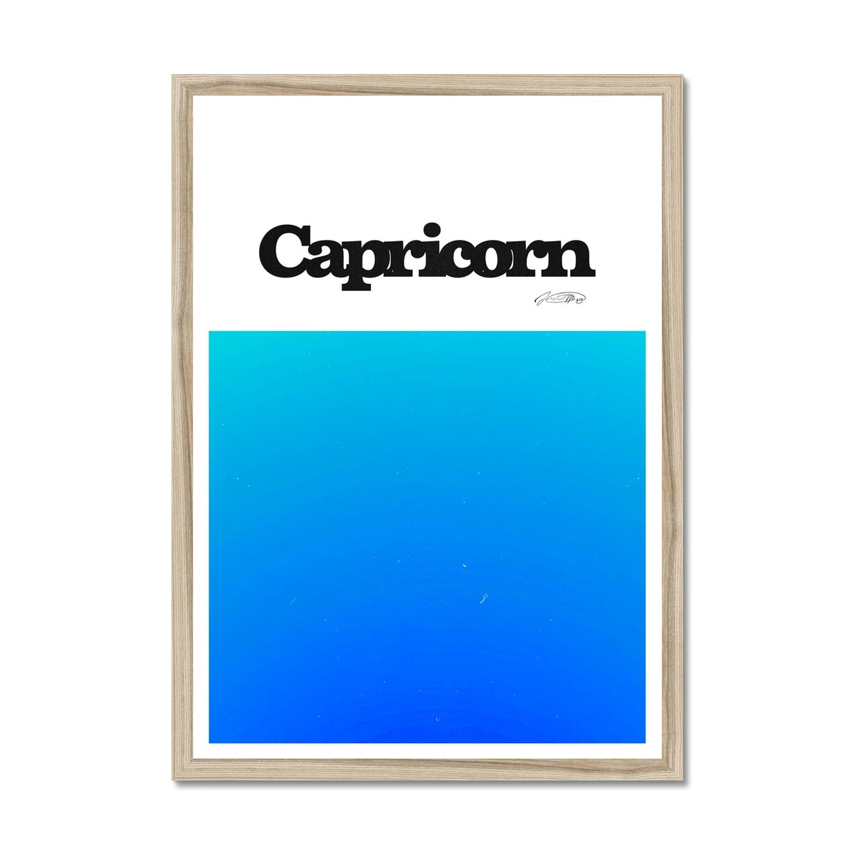 Our Capricorn Aura art print is the perfect wall art to show off your star sign. Find a zodiac gradient print or poster in our astrology collection.