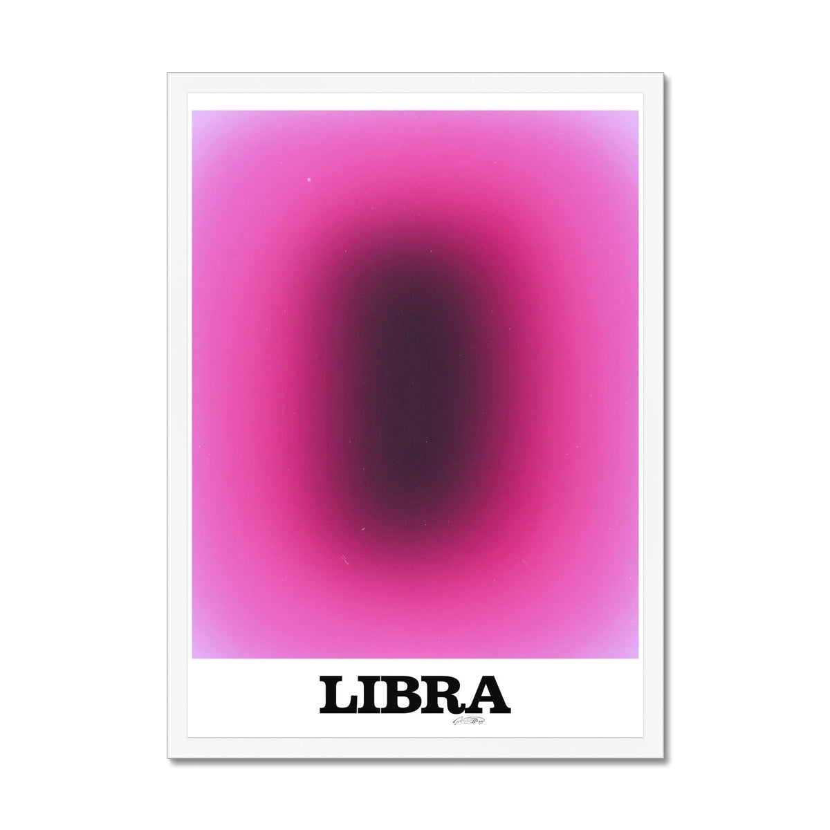 Our Libra Aura art print is the perfect wall art to show off your star sign. Find a zodiac gradient print or poster in our astrology collection.