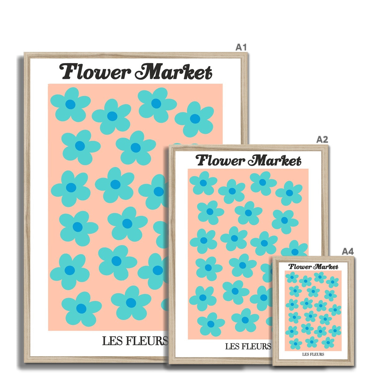 flower market / les fleurs Framed Print