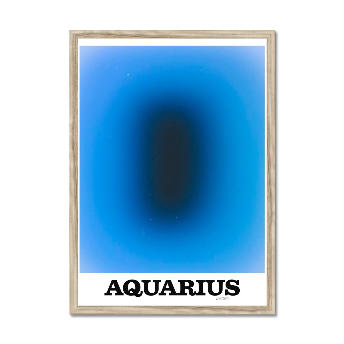 Our Aquarius Aura art print is the perfect wall art to show off your star sign. Find a zodiac gradient print or poster in our astrology collection.