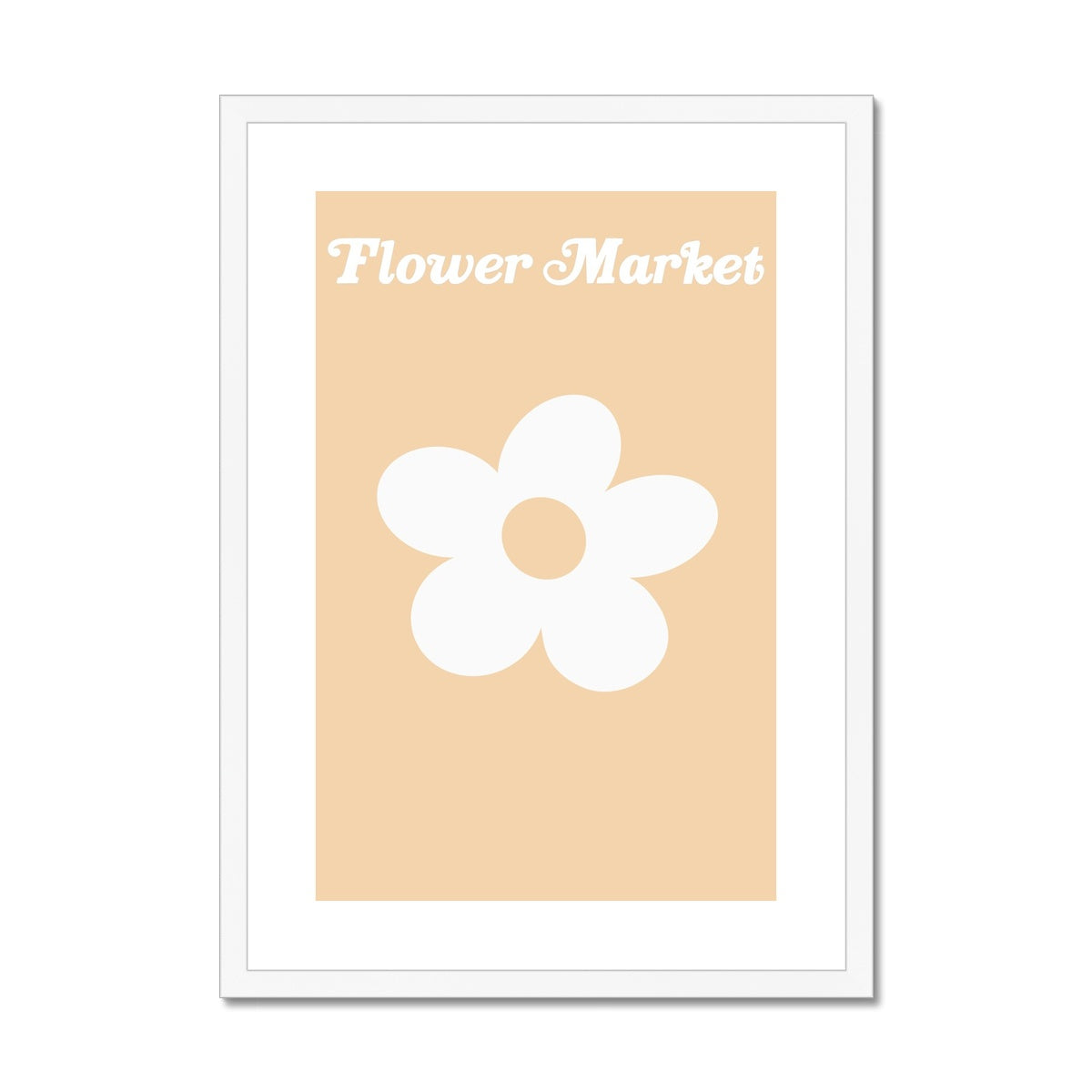 © les muses / Our Flower Market / Daisy collection features wall art with retro daisy designs under original hand drawn typography. Danish pastel posters full of daisies to brighten up any gallery wall. 