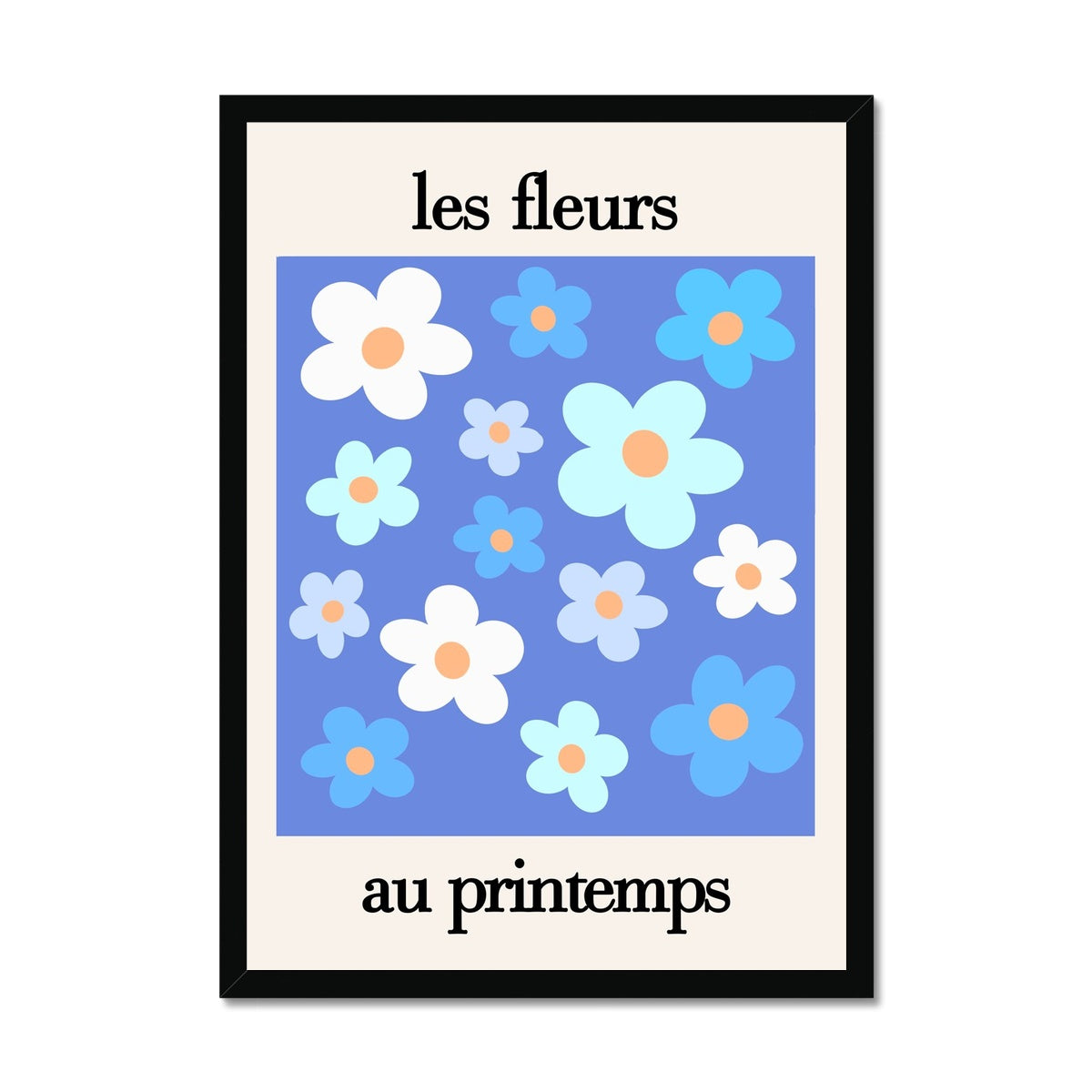 © les muses / Les Fleurs is a collection of danish pastel wall art full of colorful daisy flowers.
Covered in daisies, the Parisian art prints come in an array of dreamy pastels. A retro
flower poster perfect as aesthetic apartment and dorm decor.