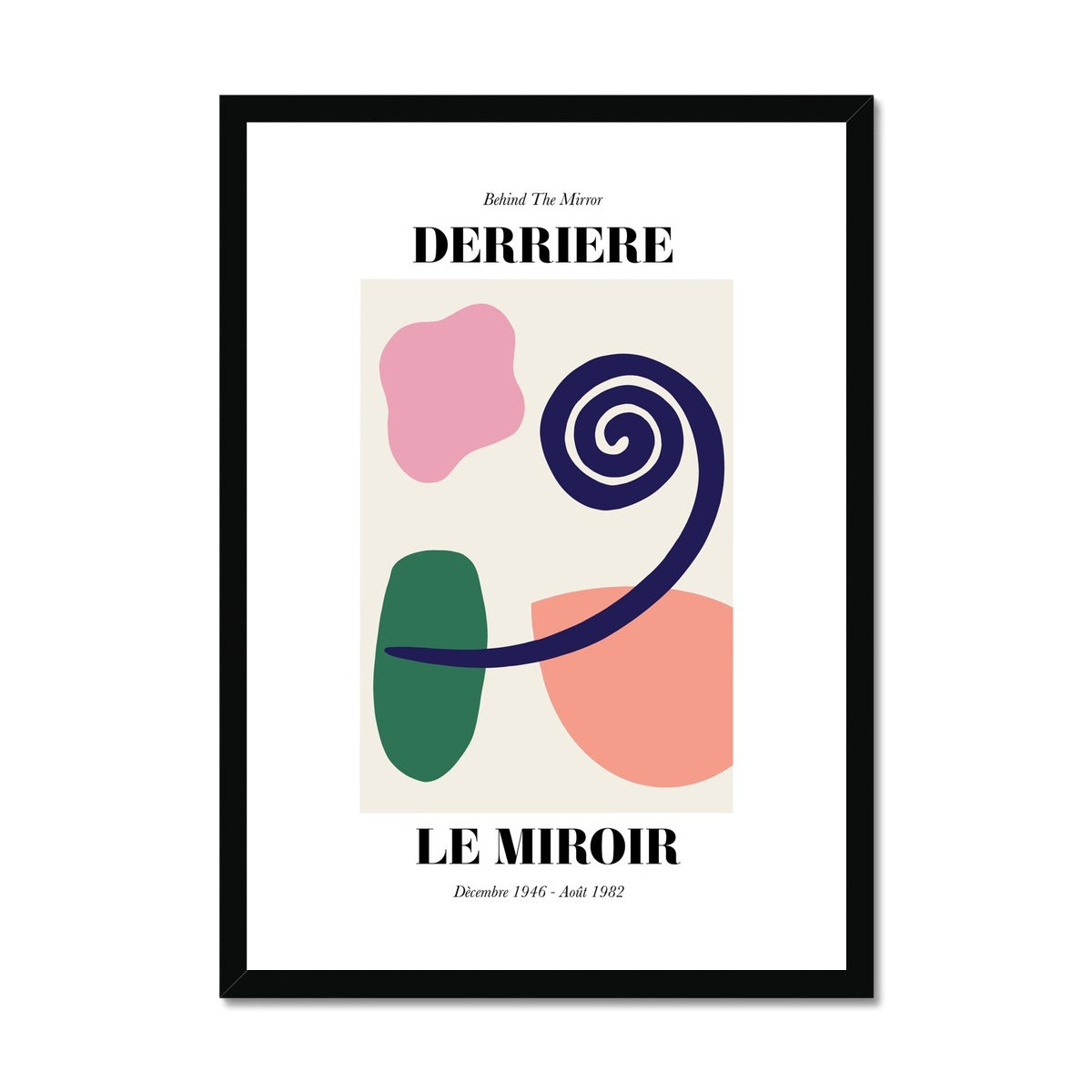 © les muses / Abstract art prints featuring cut outs or "Papiers Découpés" inspired by Matisse.
Museum exhibition posters and mid-century modern prints for your gallery wall.