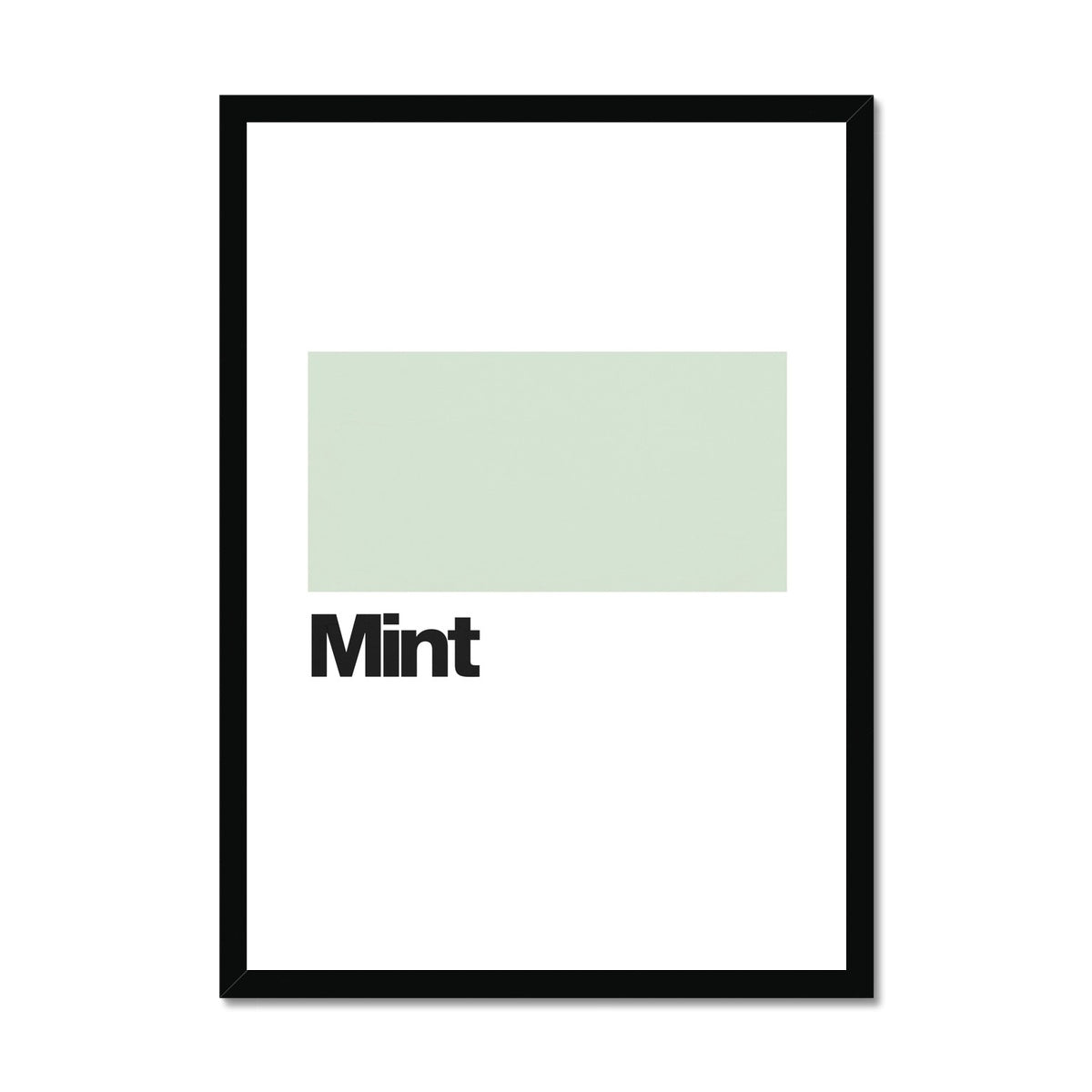 Mint Green Framed Print