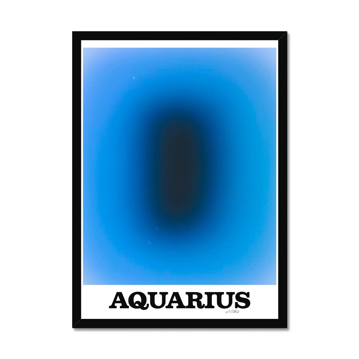 Our Aquarius Aura art print is the perfect wall art to show off your star sign. Find a zodiac gradient print or poster in our astrology collection.