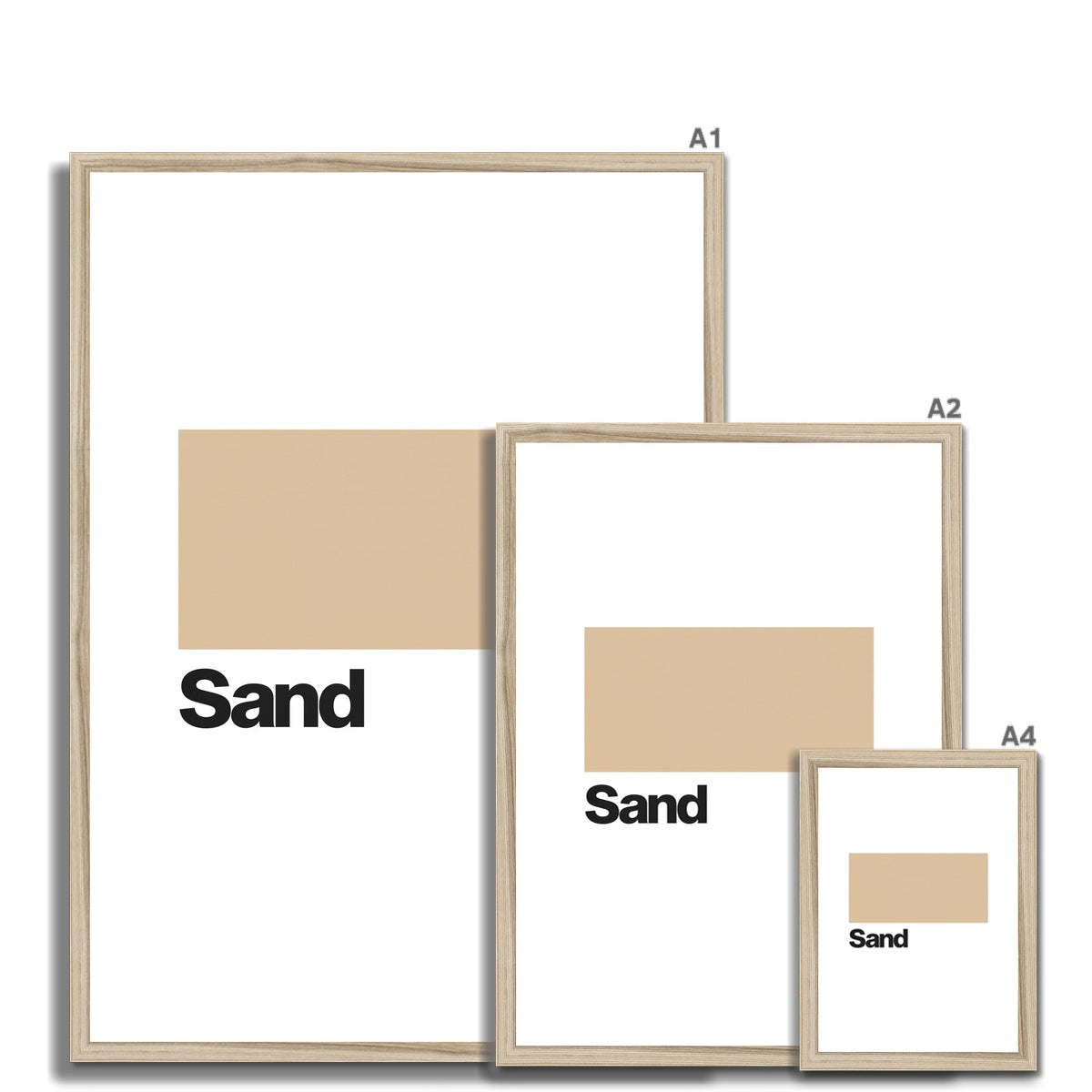 Sand Framed & Mounted Print