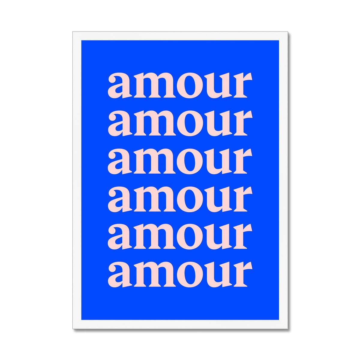 amour Framed Print