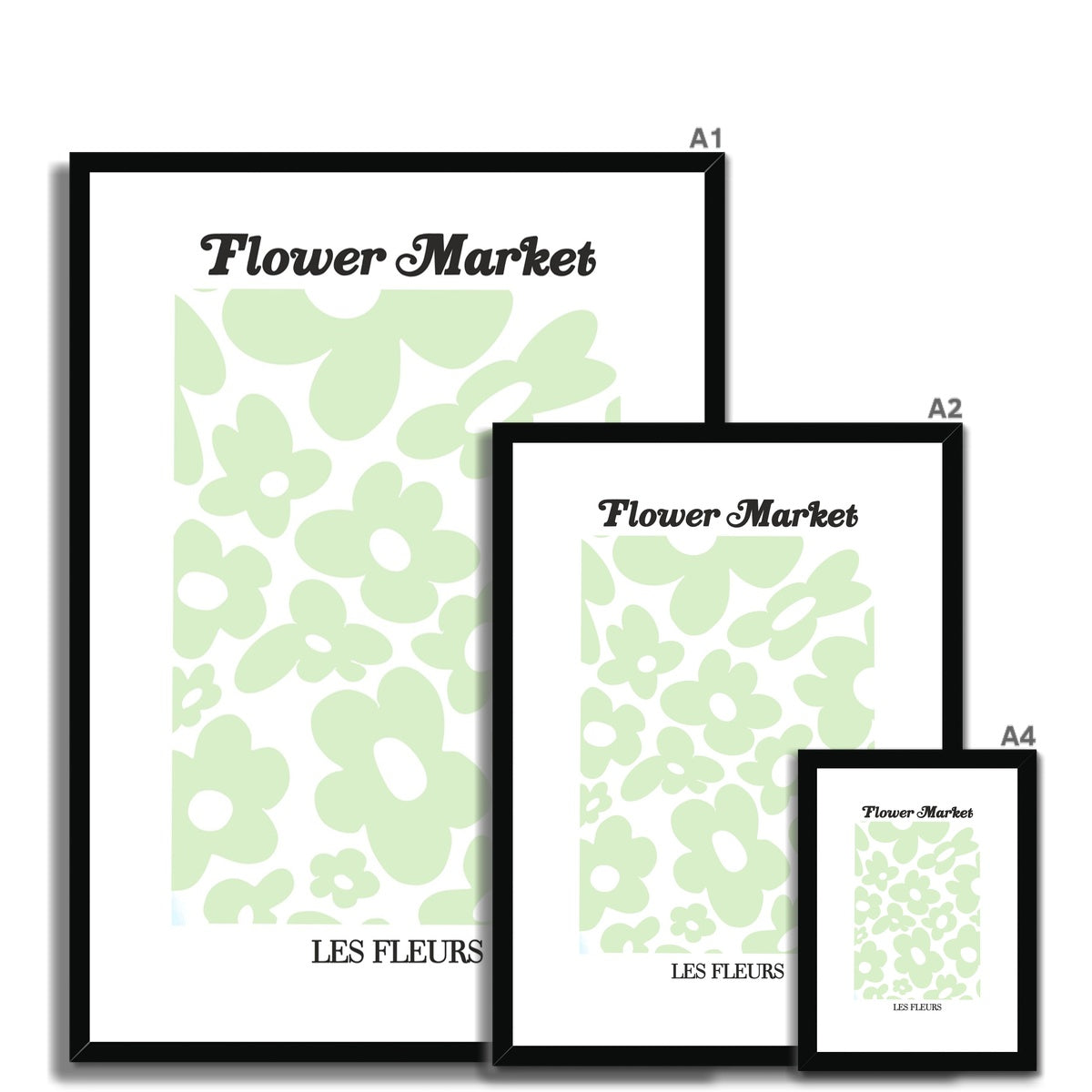 flower market / les fleurs Framed & Mounted Print