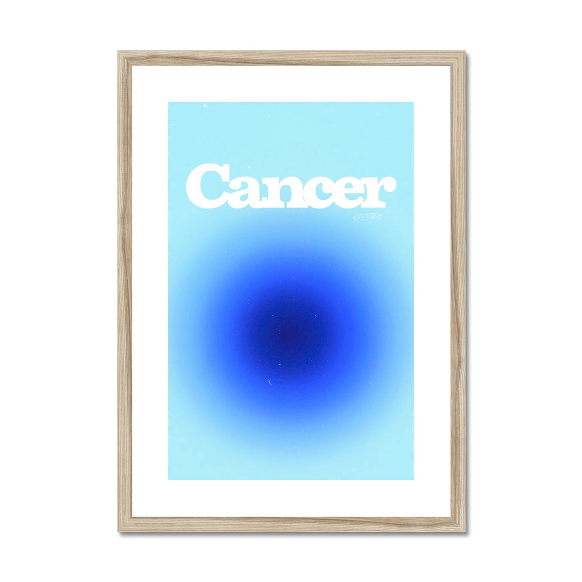 Our Cancer Aura art print is the perfect wall art to show off your star sign. Find a zodiac gradient print or poster in our astrology collection.