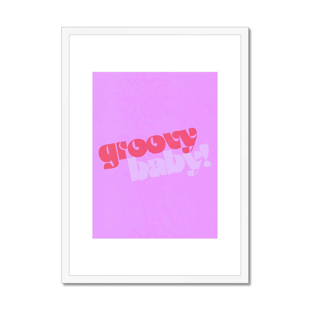 groovy baby Framed & Mounted Print