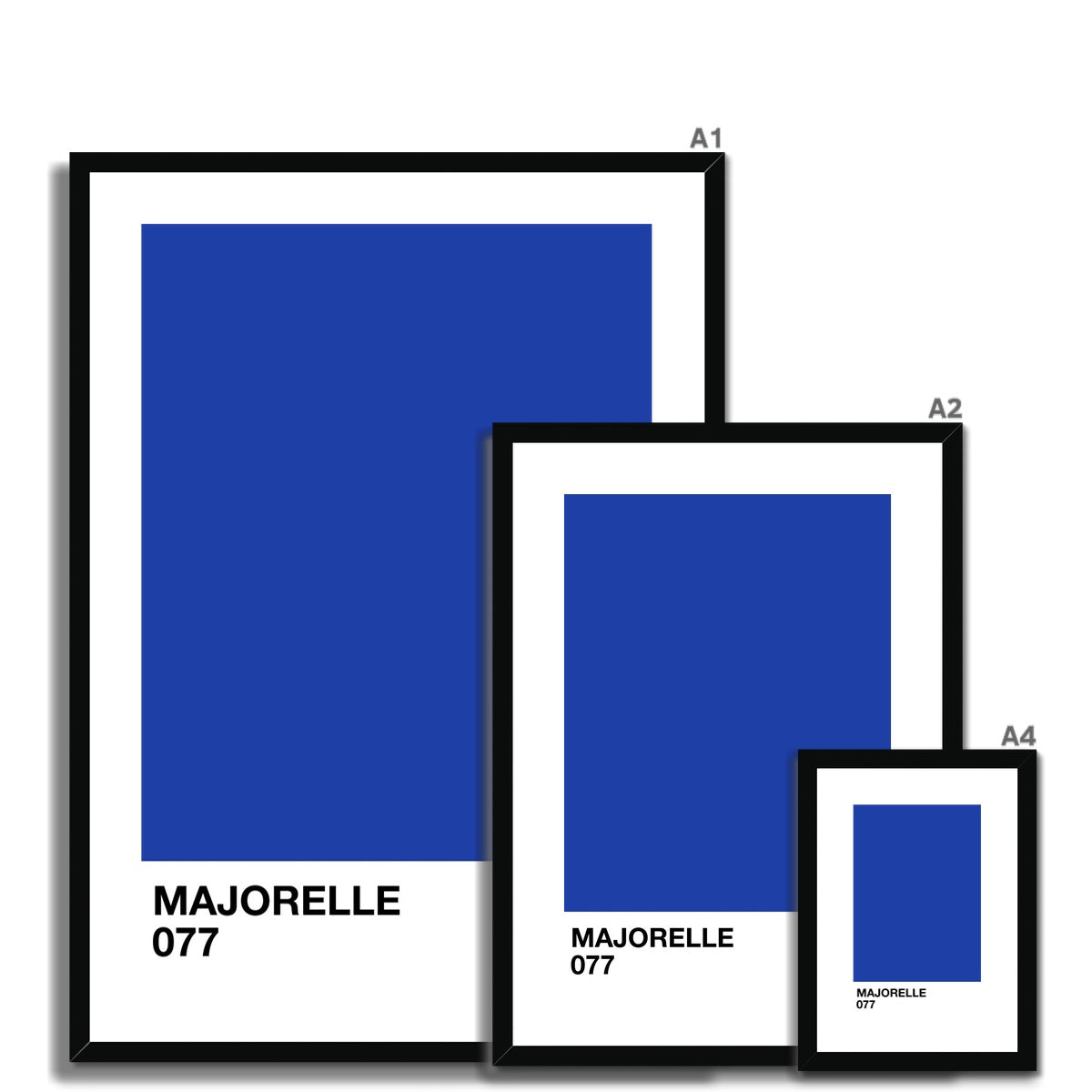 majorelle Framed & Mounted Print