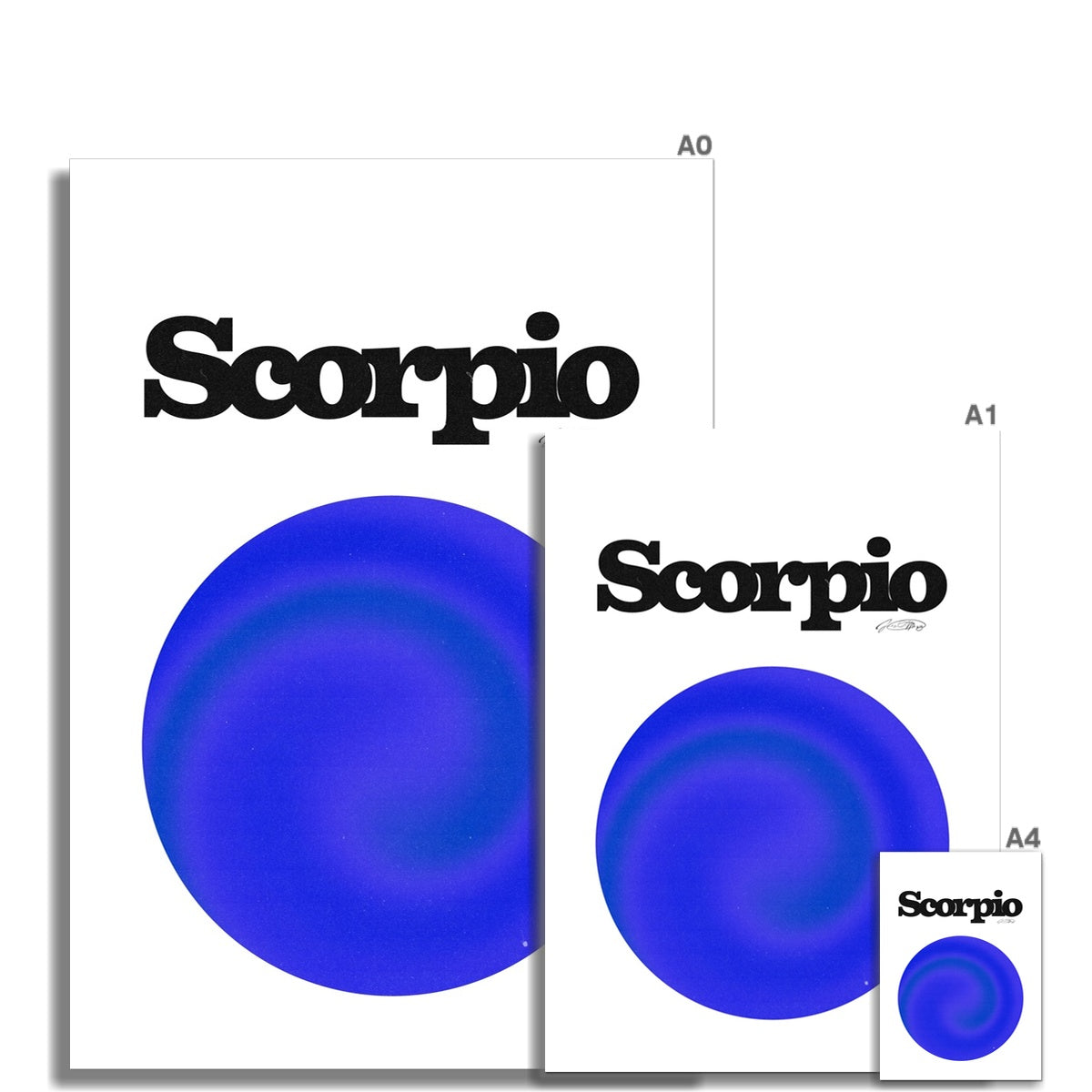 Our Scorpio Aura art print is the perfect wall art to show off your star sign. Find a zodiac gradient print or poster in our astrology collection.