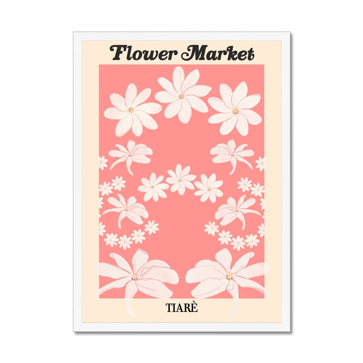 Our Flower Market collection features wall art with vibrant floral illustrations under original hand drawn typography. Danish pastel posters full of flowers that will brighten up any gallery wall. The full resolution art prints of our popular Flower Market and Fruit Market designs are available only from Les Muses. 