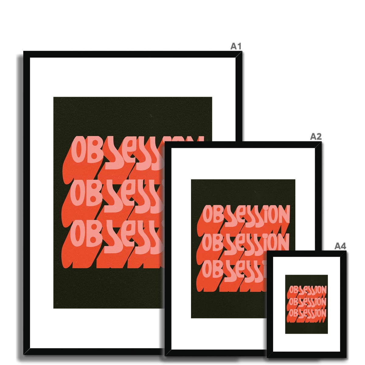 obsession Framed & Mounted Print