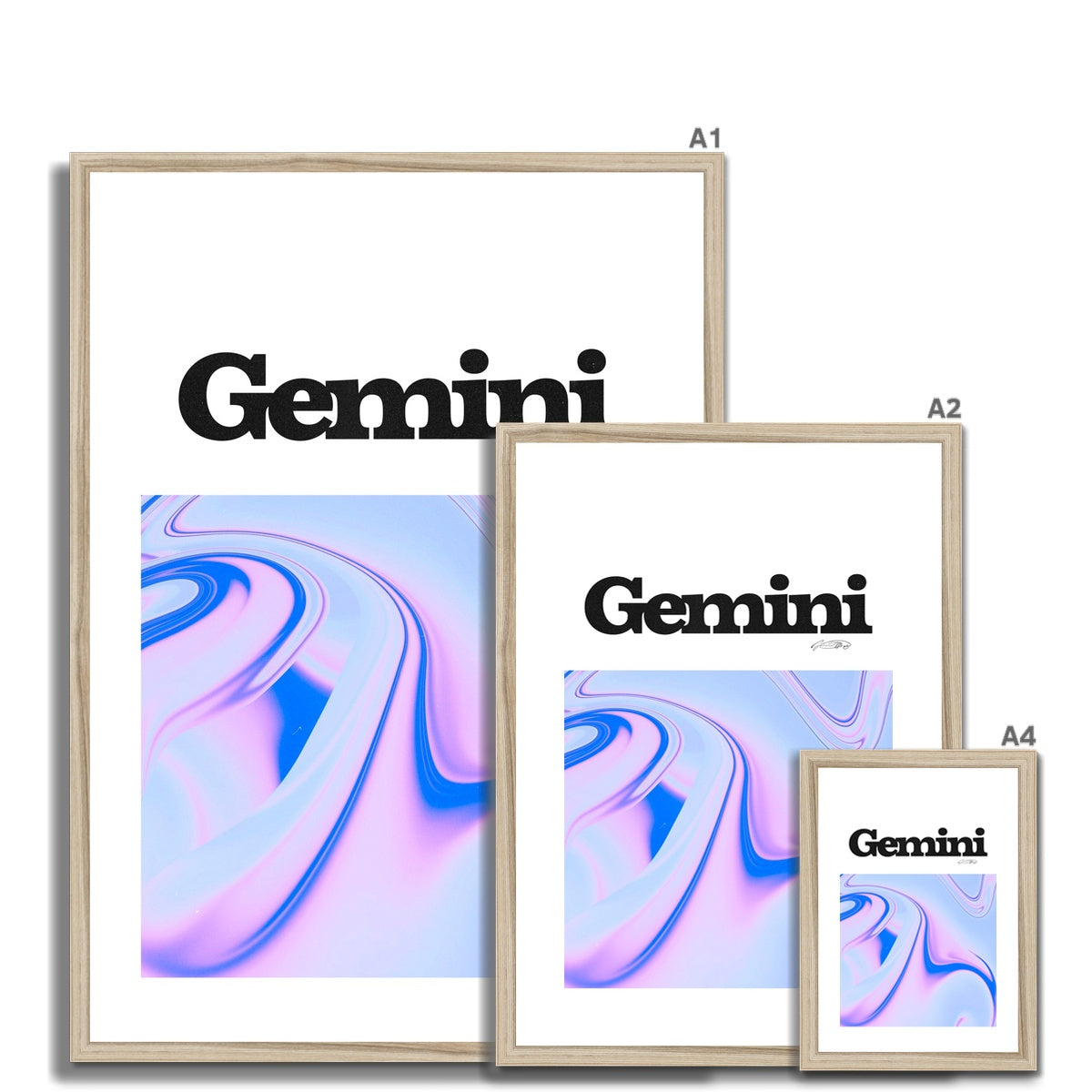 Our Gemini Aura art print is the perfect wall art to show off your star sign. Find a zodiac gradient print or poster in our astrology collection.