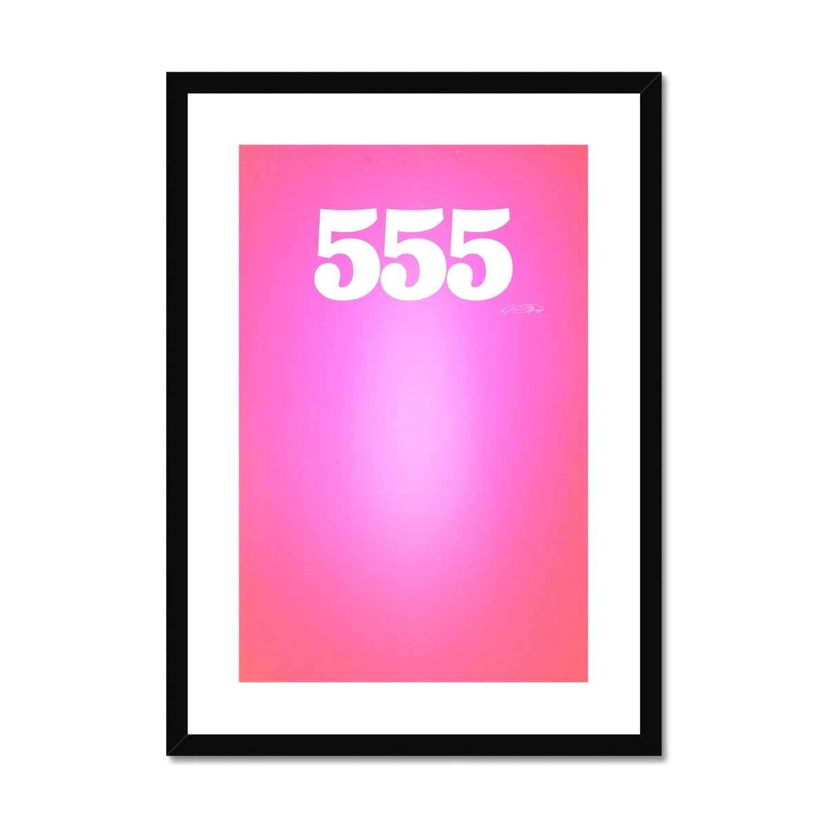 An angel number art print with a gradient aura. Add a touch of angel energy to your walls with a angel number auras. The perfect wall art posters to create a soft and dreamy aesthetic with your apartment or dorm decor. 555 Change: Something New Is Coming.