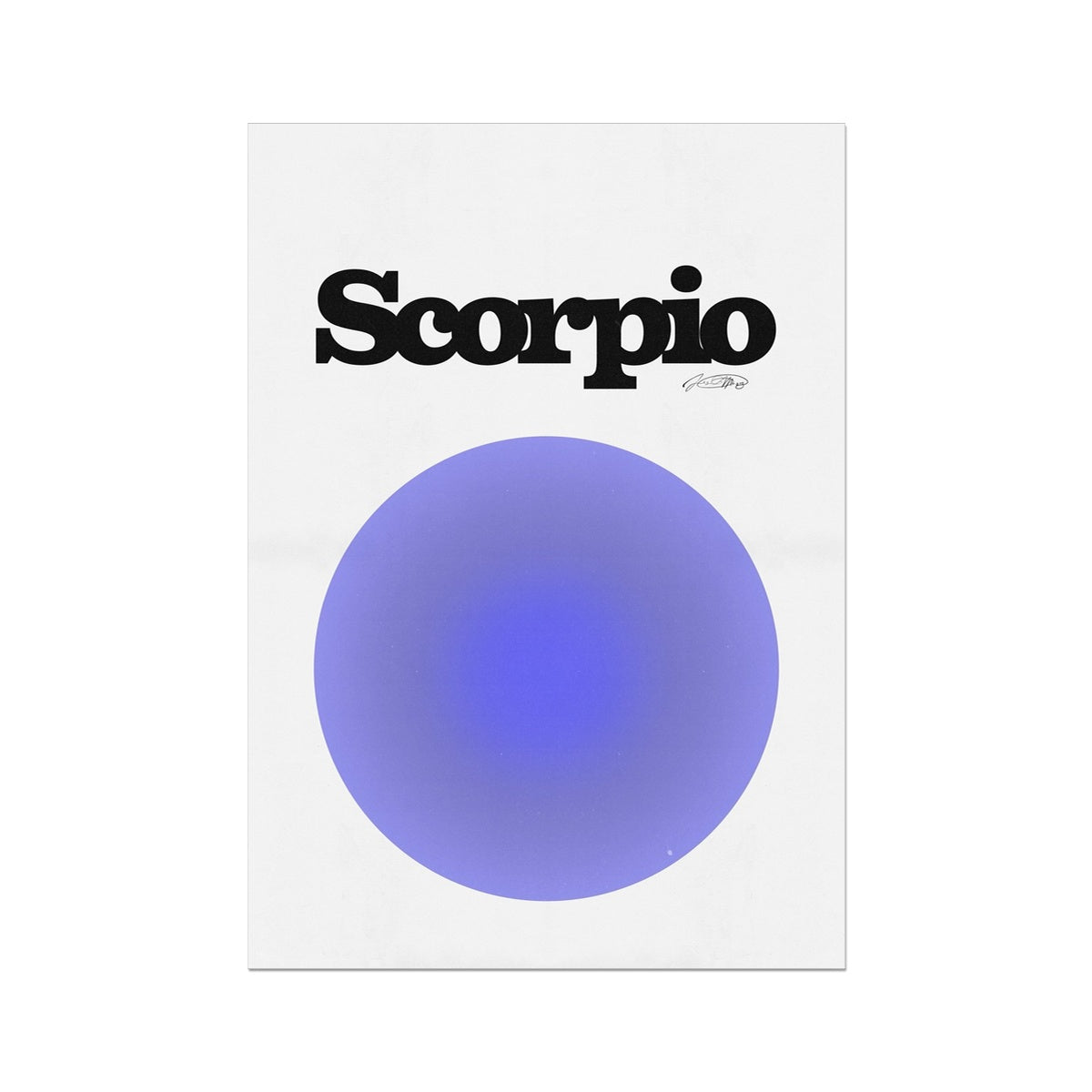 Our Scorpio Aura art print is the perfect wall art to show off your star sign. Find a zodiac gradient print or poster in our astrology collection.