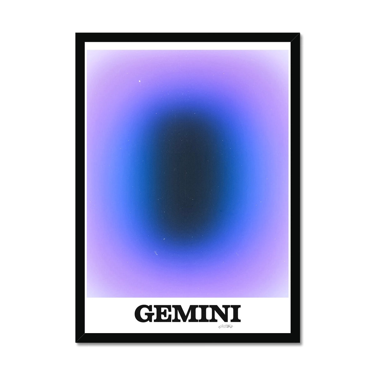 Our Gemini Aura art print is the perfect wall art to show off your star sign. Find a zodiac gradient print or poster in our astrology collection.