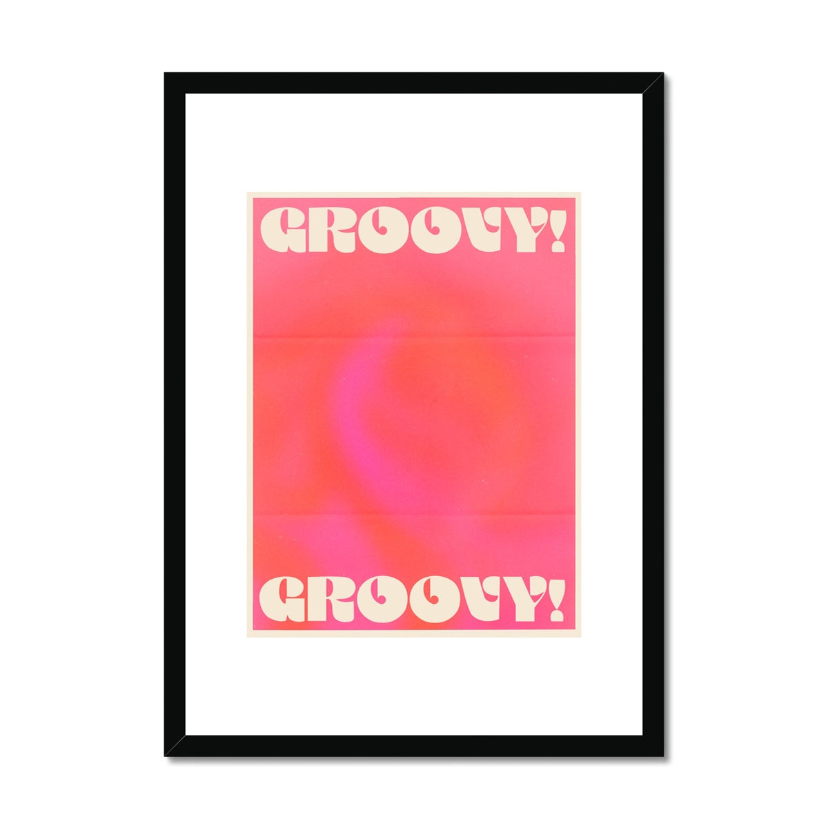 Groovy! Framed & Mounted Print