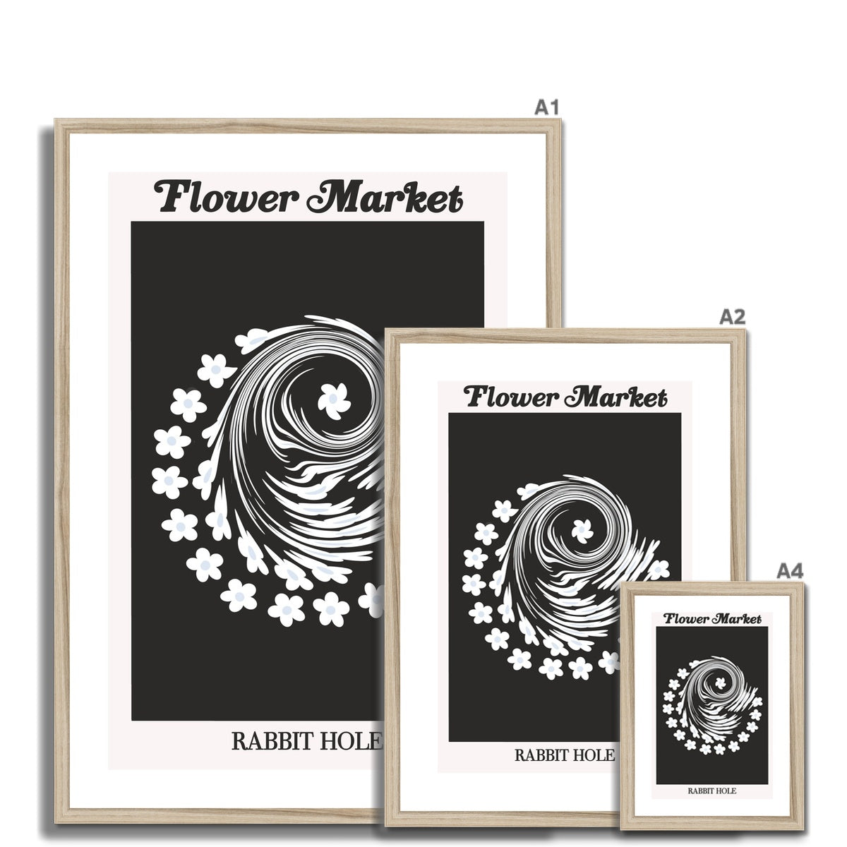 Our Flower Market collection features wall art with vibrant floral illustrations under original hand drawn typography. Danish pastel posters full of flowers that will brighten up any gallery wall. The full resolution art prints of our popular Flower Market and Fruit Market designs are available only from Les Muses. 