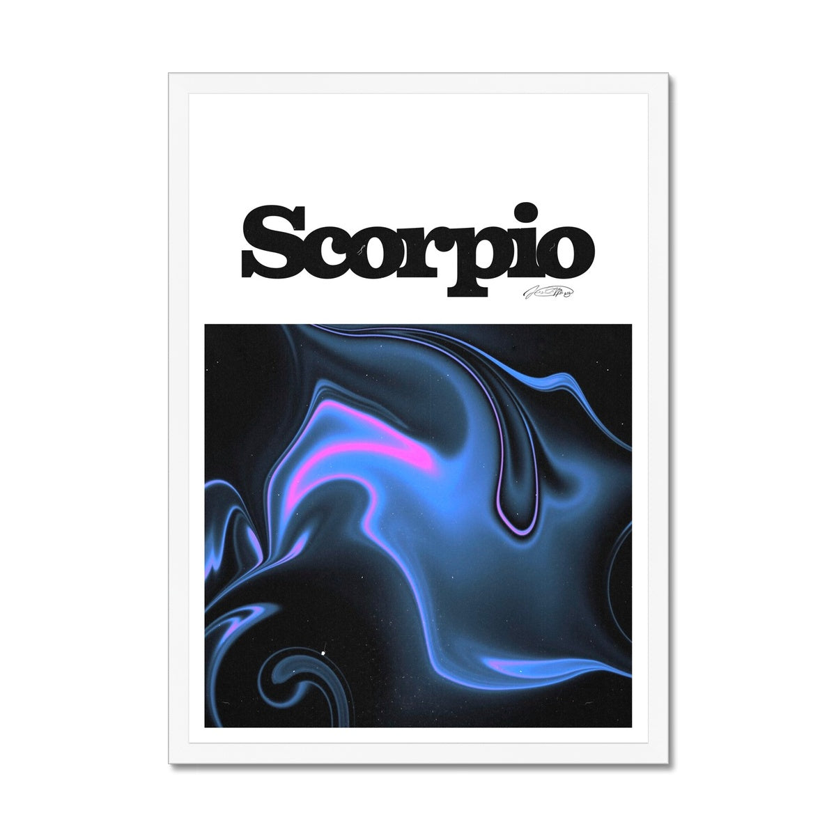 Our Scorpio Aura art print is the perfect wall art to show off your star sign. Find a zodiac gradient print or poster in our astrology collection.