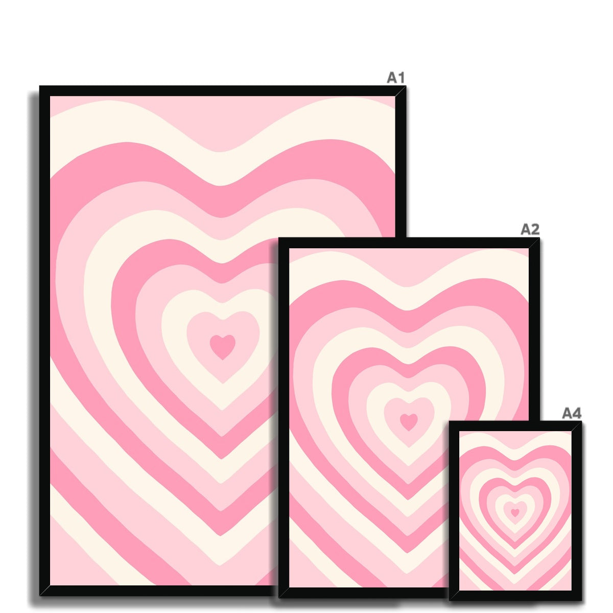 © les muses / Trendy endless heart design art prints with a girly Y2K and groovy 70s aesthetic.
Cool retro style posters perfect for danish pastel wall art decor in a dorm or apartment.