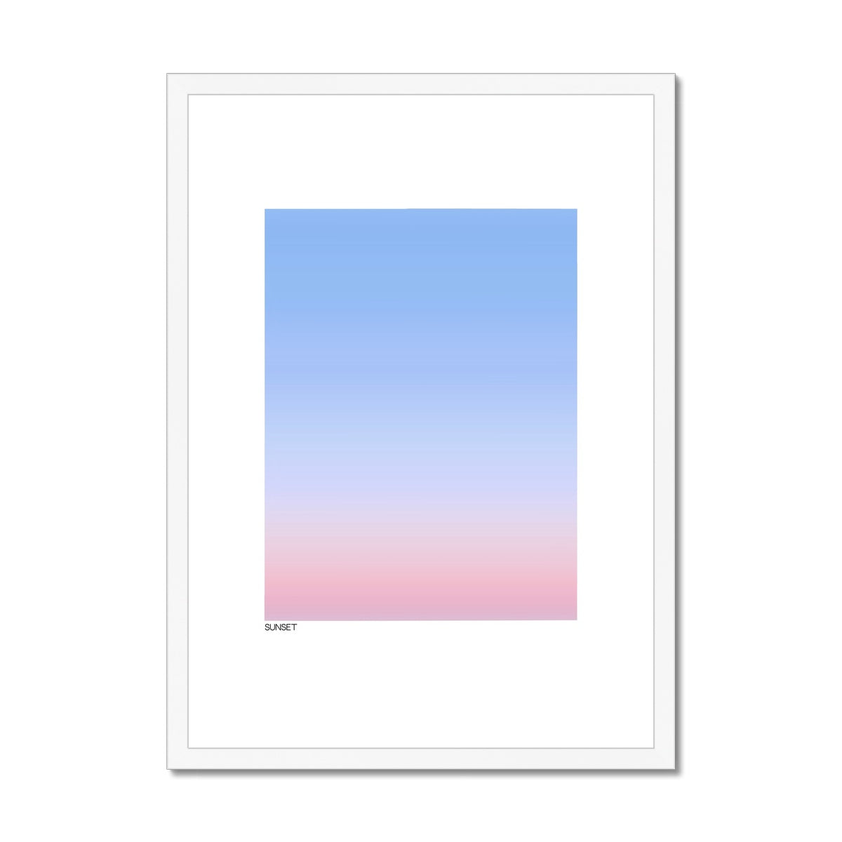 sunset Framed & Mounted Print