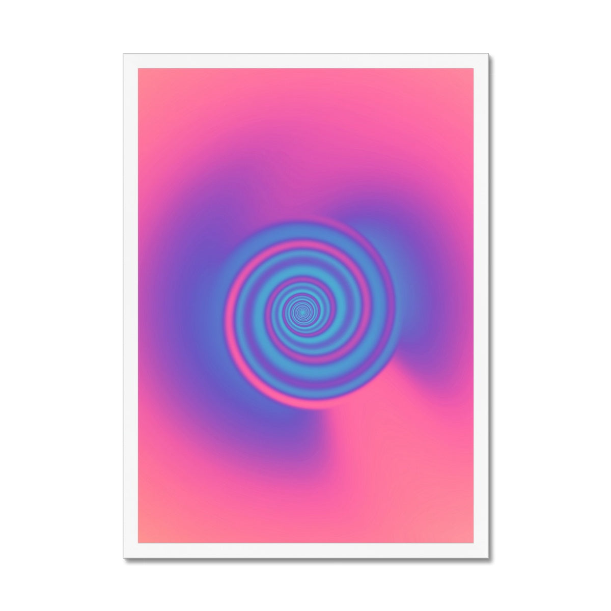 © les muses / Abstract aura wall art prints featuring warped gradients swirled to appear similar to a rabbit hole. Our colorful aura gradient posters are an aesthetic addition to any dorm or apartment decor.