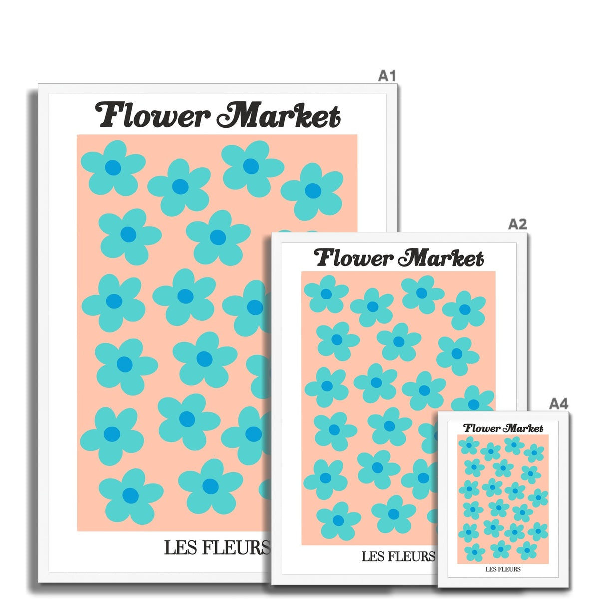 flower market / les fleurs Framed Print