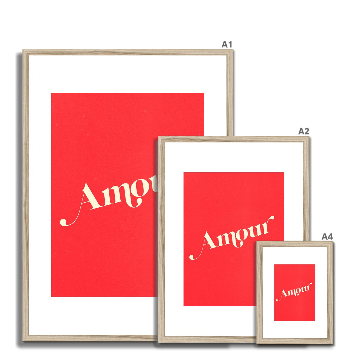 amour Framed & Mounted Print