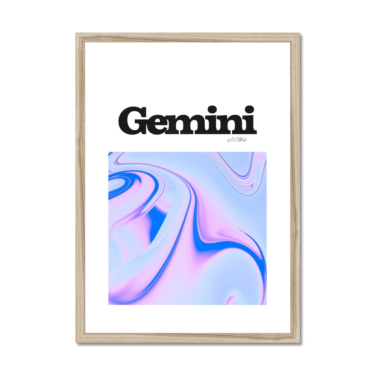 Our Gemini Aura art print is the perfect wall art to show off your star sign. Find a zodiac gradient print or poster in our astrology collection.