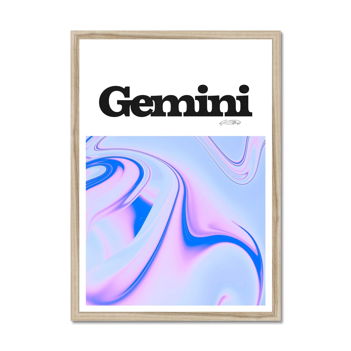 Our Gemini Aura art print is the perfect wall art to show off your star sign. Find a zodiac gradient print or poster in our astrology collection.