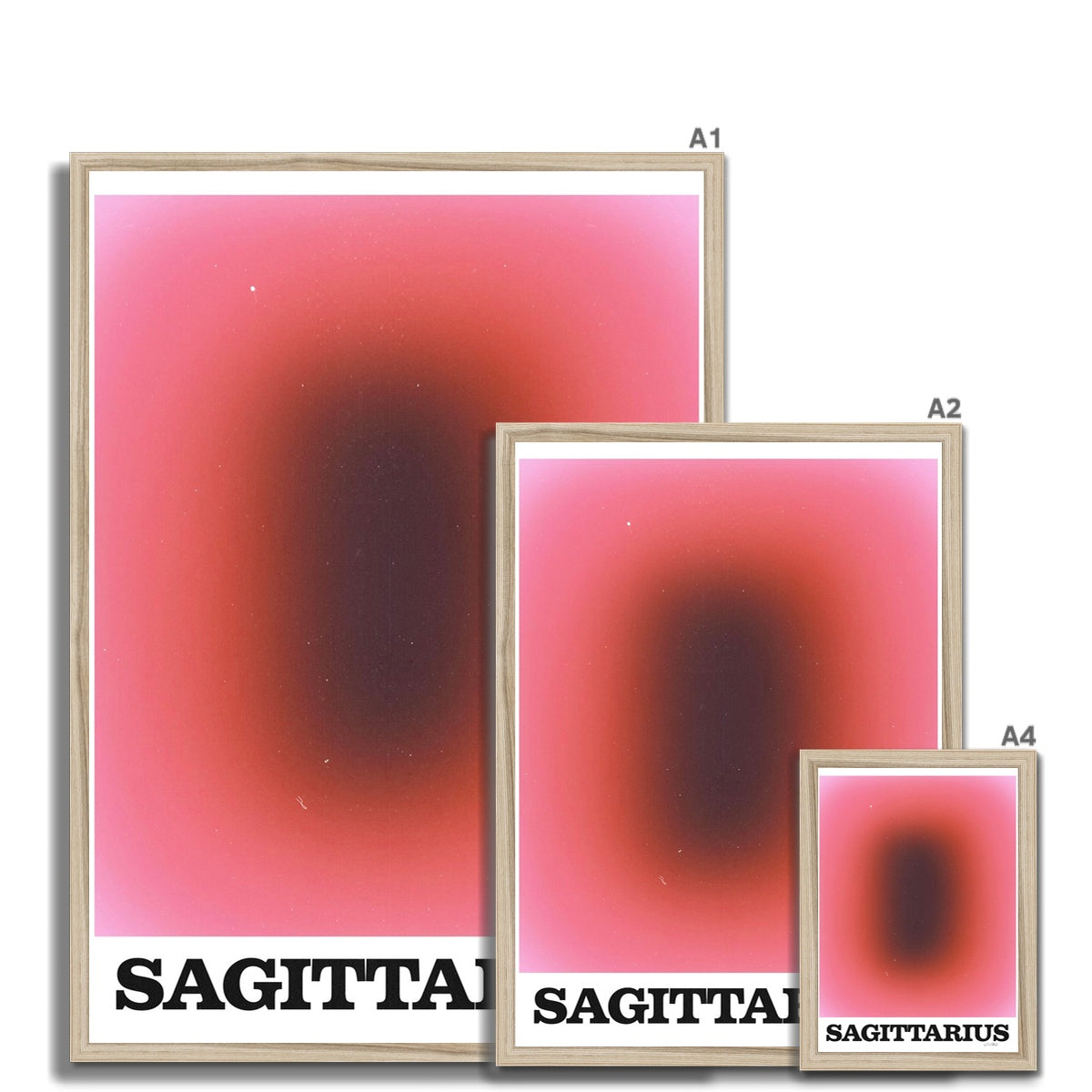 Our Sagittarius Aura art print is the perfect wall art to show off your star sign. Find a zodiac gradient print or poster in our astrology collection.
