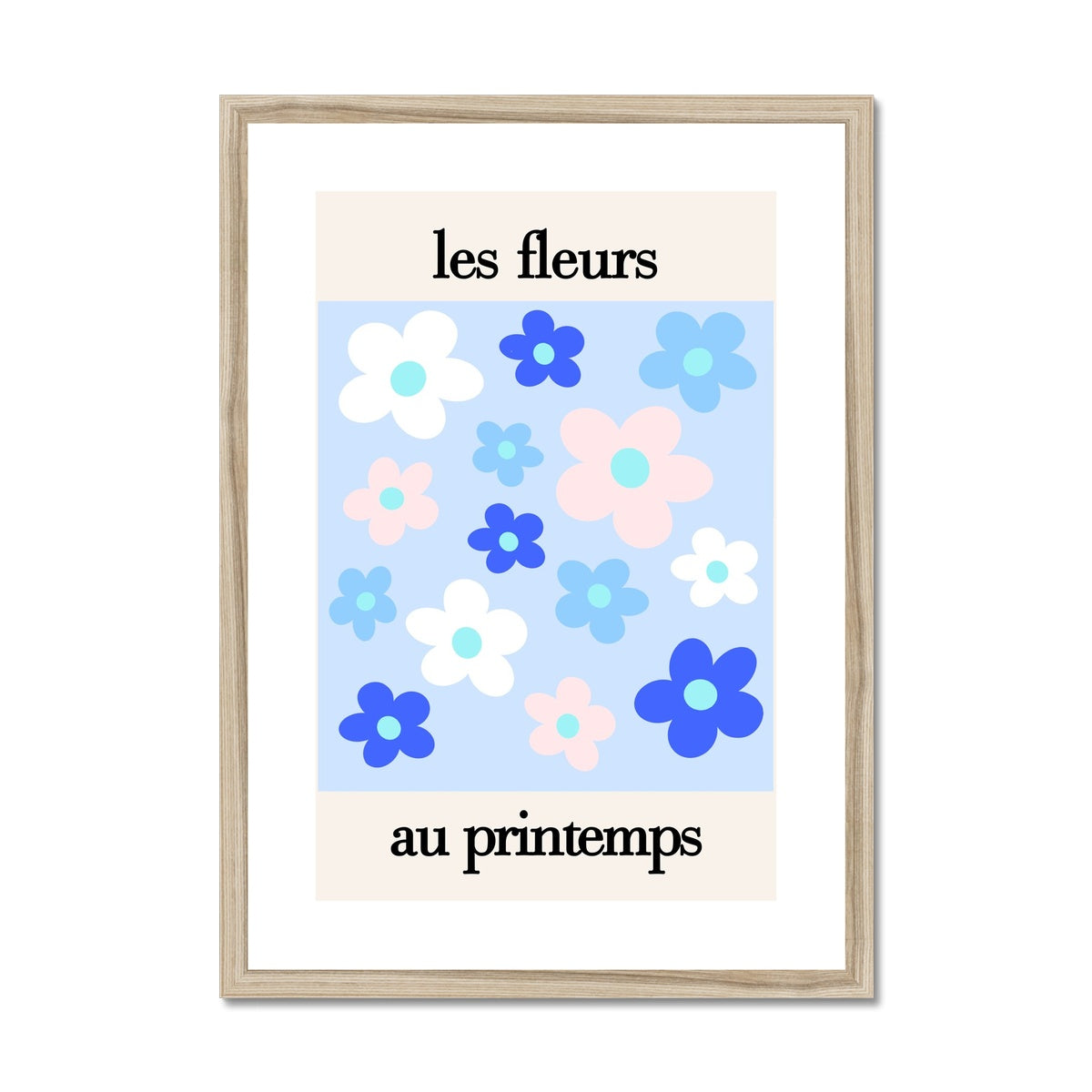 © les muses / Les Fleurs is a collection of danish pastel wall art full of colorful daisy flowers.
Covered in daisies, the Parisian art prints come in an array of dreamy pastels. A retro
flower poster perfect as aesthetic apartment and dorm decor.