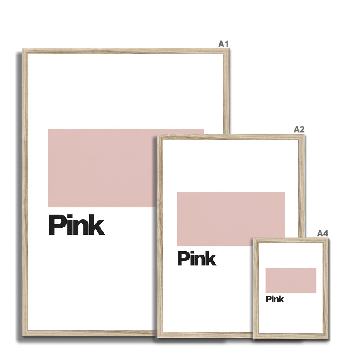 Pink Framed Print