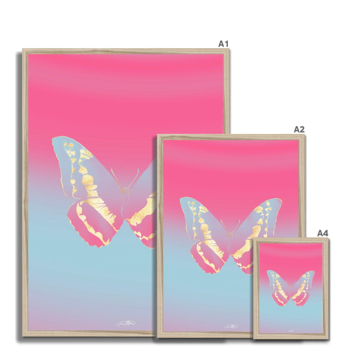 © les muses / Psyches is a collection of butterfly art prints featuring original illustrations of butterflies in an array with aura, gradient and glitter colors. The collection was inspired from the formal greek word psyche, thought to be the soul of the dead, and is comprised of over a hundred dreamy danish pastel butterfly posters, with silver and gold foil options. 