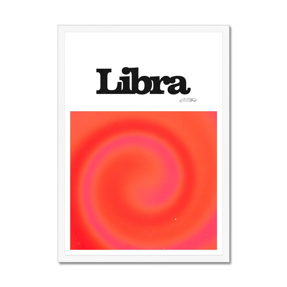 Our Libra Aura art print is the perfect wall art to show off your star sign. Find a zodiac gradient print or poster in our astrology collection.