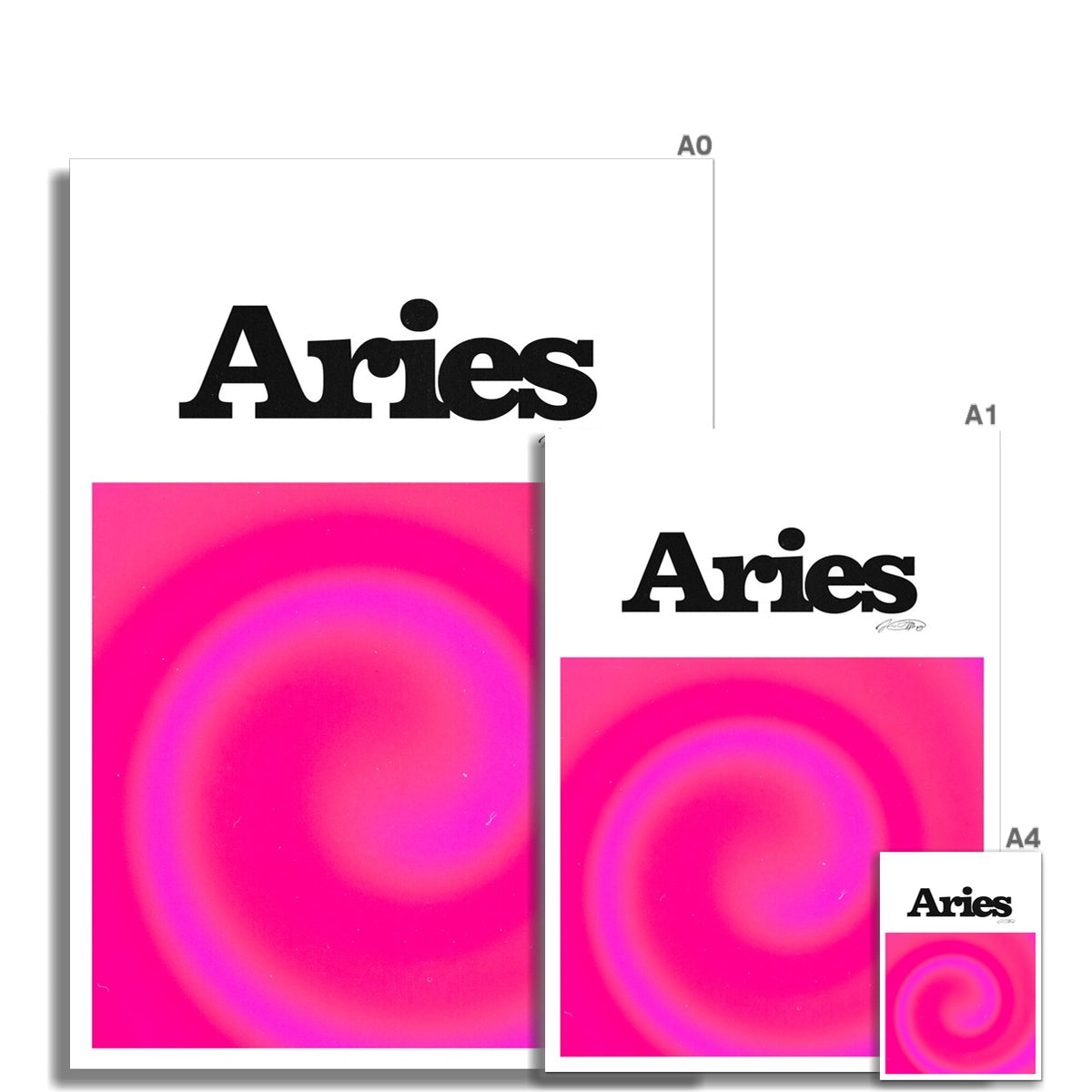 Our Aries Aura art print is the perfect wall art to show off your star sign. Find a zodiac gradient print or poster in our astrology collection.