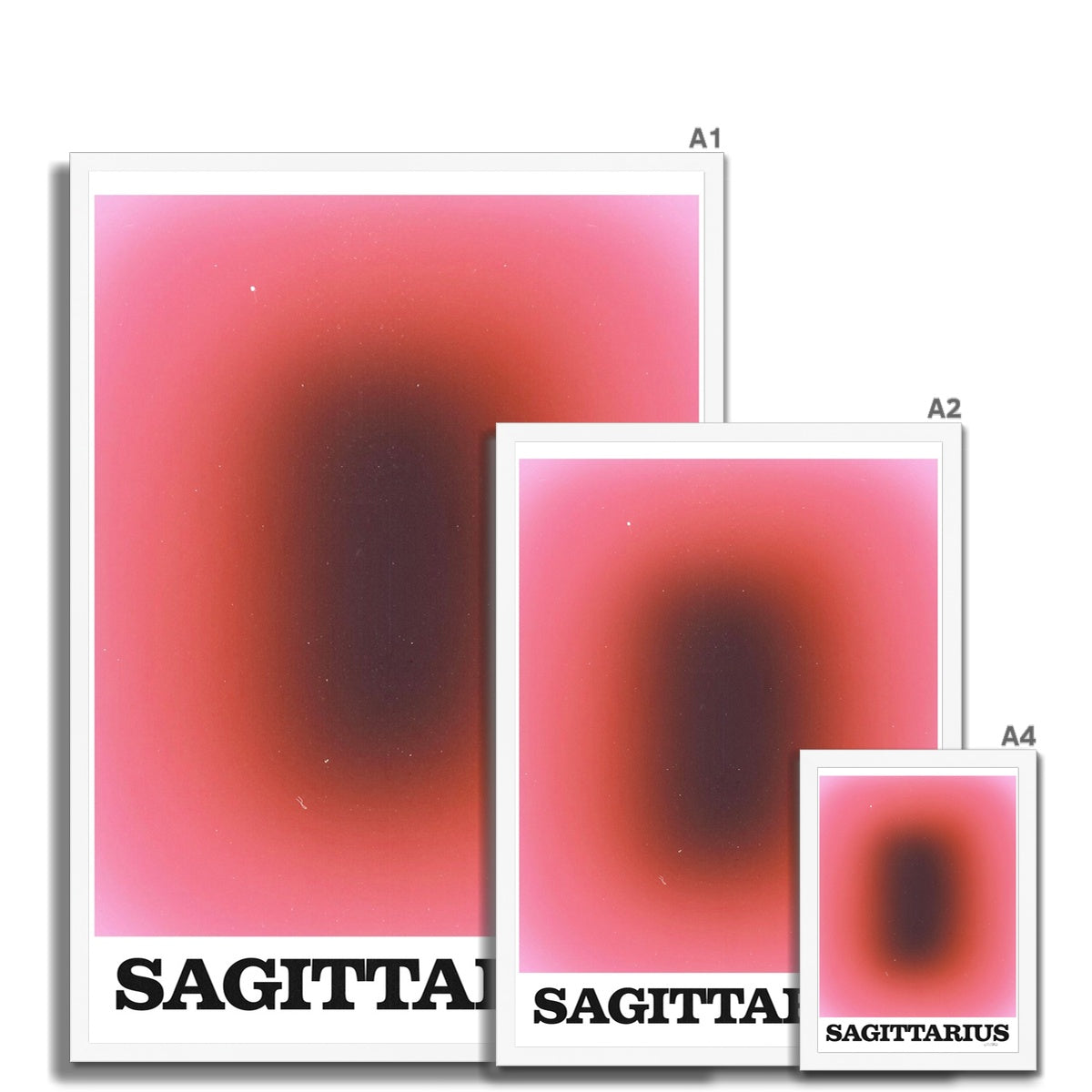 Our Sagittarius Aura art print is the perfect wall art to show off your star sign. Find a zodiac gradient print or poster in our astrology collection.
