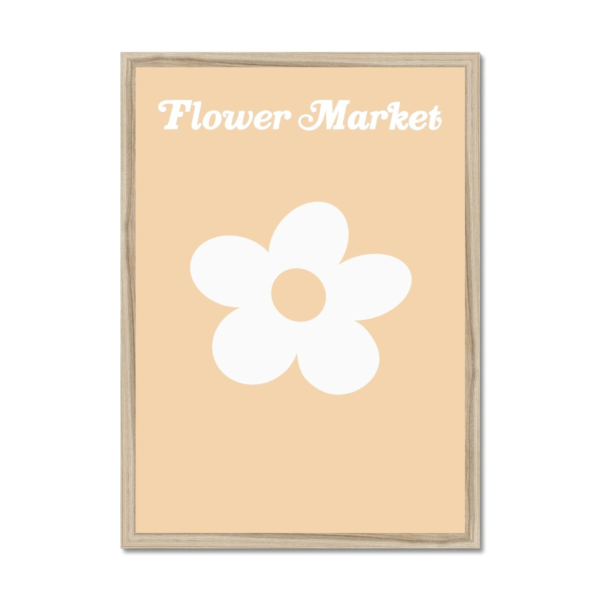 © les muses / Our Flower Market / Daisy collection features wall art with retro daisy designs under original hand drawn typography. Danish pastel posters full of daisies to brighten up any gallery wall. 