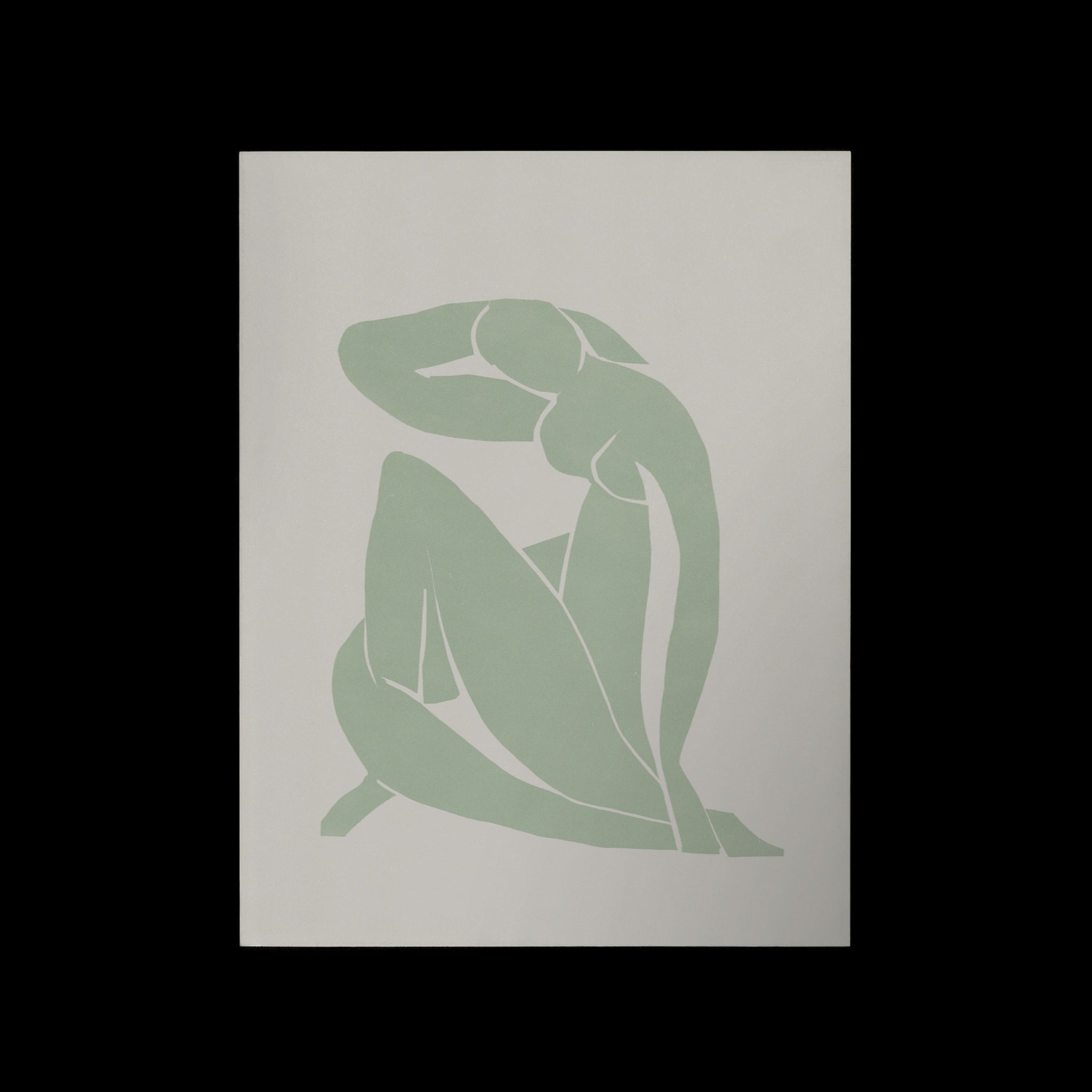 © les muses / Matisse wall art prints featuring nude figure cut outs or "Papiers Découpés" in a danish pastel style. Matisse exhibition posters with paper cut-outs. Berggruen & Cie museum prints for your gallery wall.