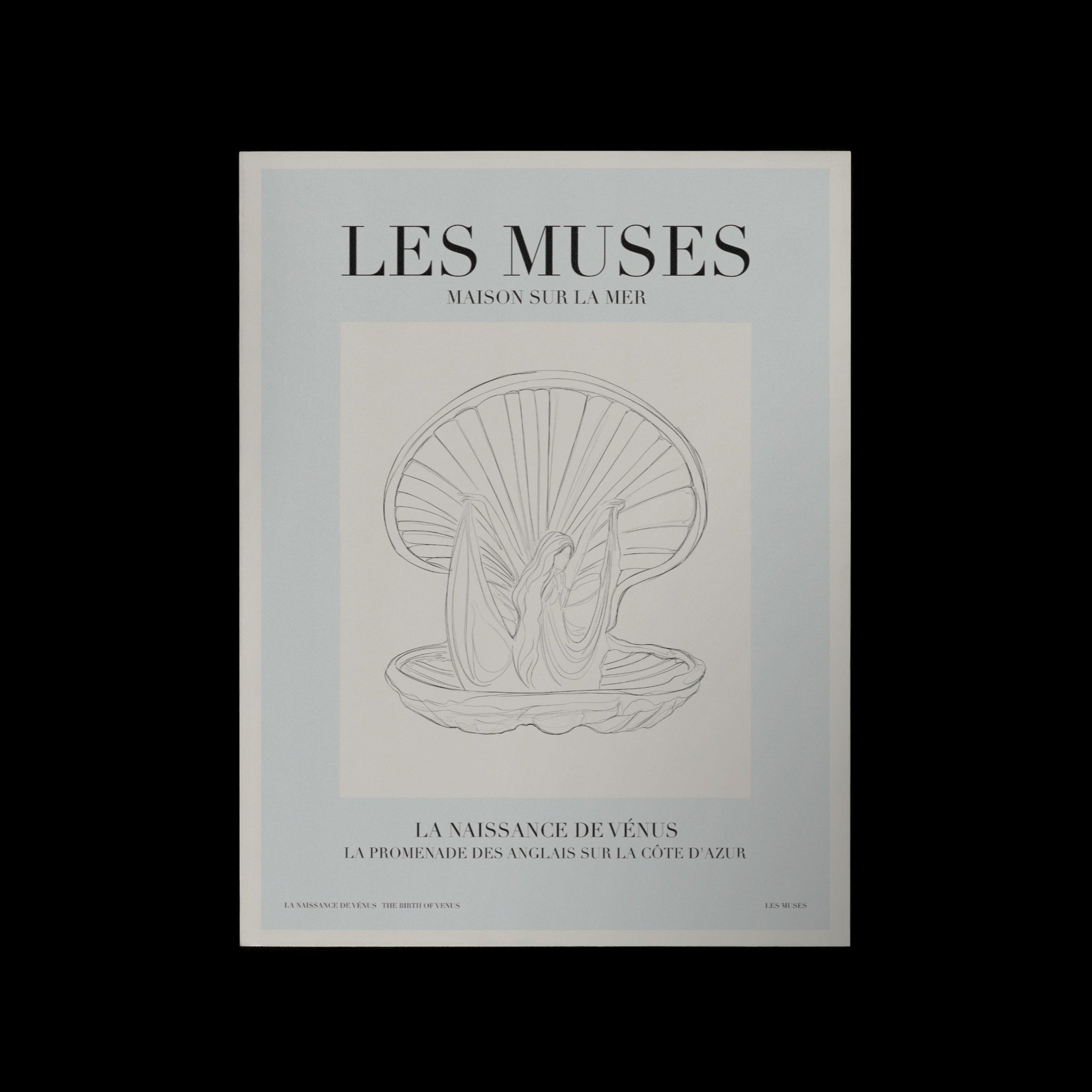 © les muses / Les Muses is a dreamy wall art collection of line art drawings and paintings.
Select among illustrations of greek goddesses, seashells, cherubs and muses. 