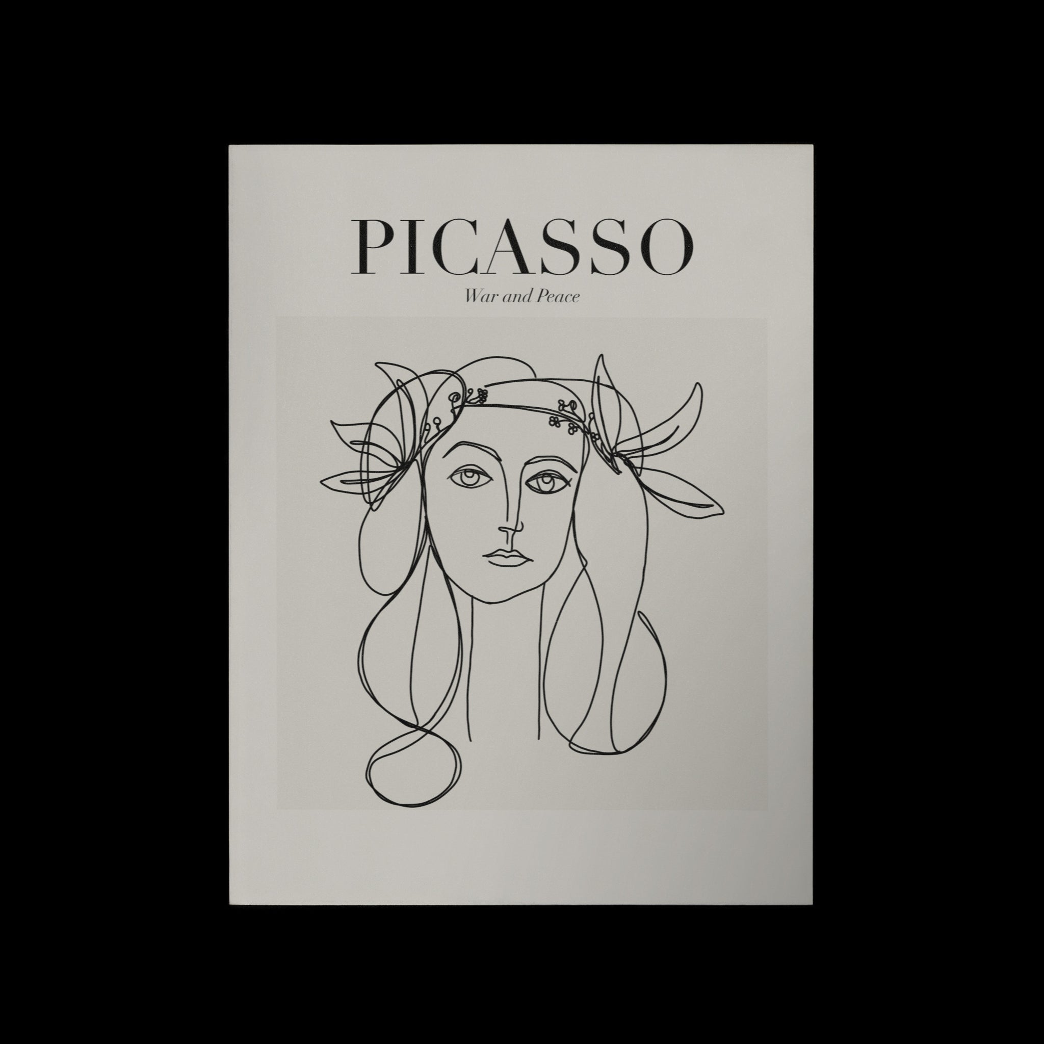 © les muses / Picasso wall art print featuring line art in a danish pastel style. Picasso exhibition poster with drawings. Museum prints for your gallery wall.